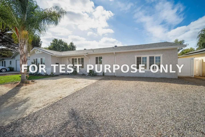 Demo/Test Data 9119 Gorge Ave, Santee, CA 92071