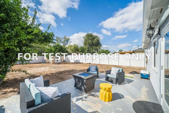 Demo/Test Data 9119 Gorge Ave, Santee, CA 92071
