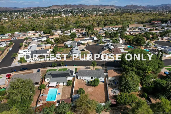 Demo/Test Data 9119 Gorge Ave, Santee, CA 92071