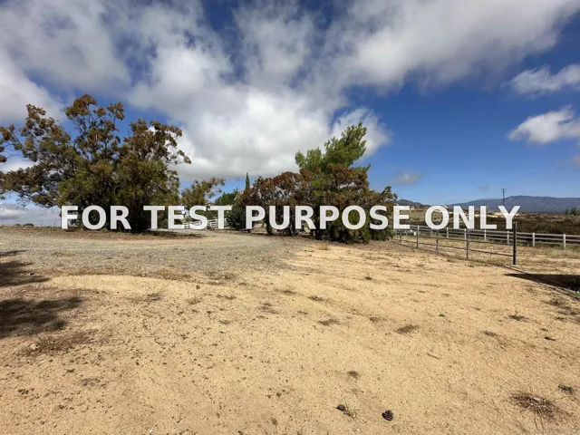 Demo/Test Data 41494 Rolling Hills Drive, Aguanga, CA 92536