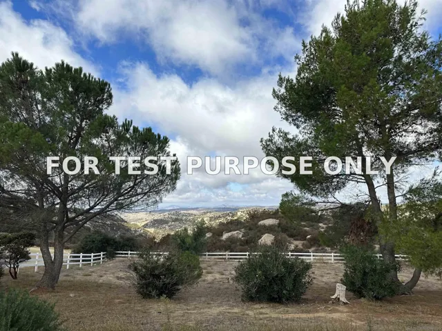 Demo/Test Data 41494 Rolling Hills Drive, Aguanga, CA 92536
