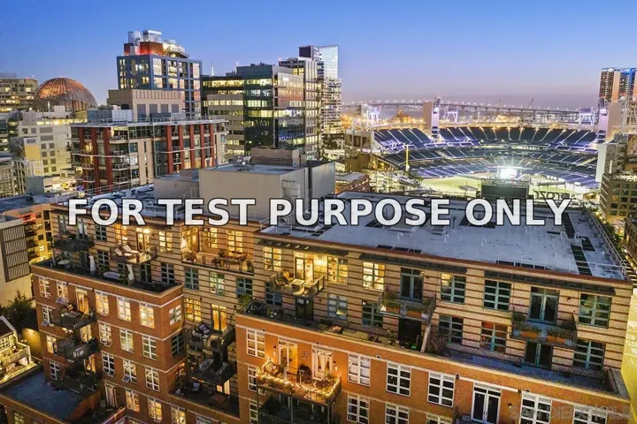 Demo/Test Data 877 Island Avenue Unit 1101, San Diego, CA 92101