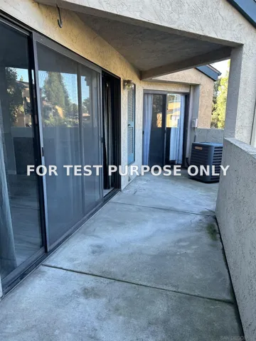 Demo/Test Data 9740 Mesa Spring Way Unit 57, San Diego, CA 92126