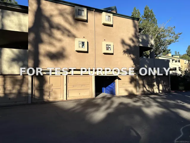 Demo/Test Data 9740 Mesa Spring Way Unit 57, San Diego, CA 92126