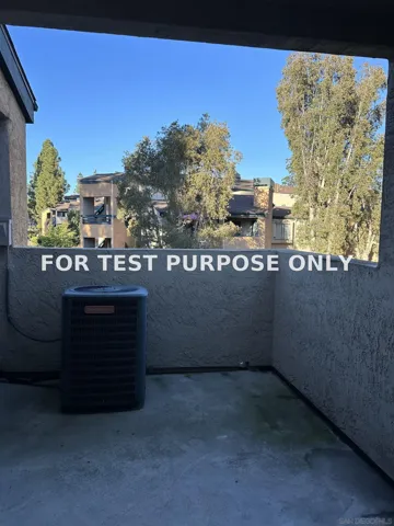Demo/Test Data 9740 Mesa Spring Way Unit 57, San Diego, CA 92126