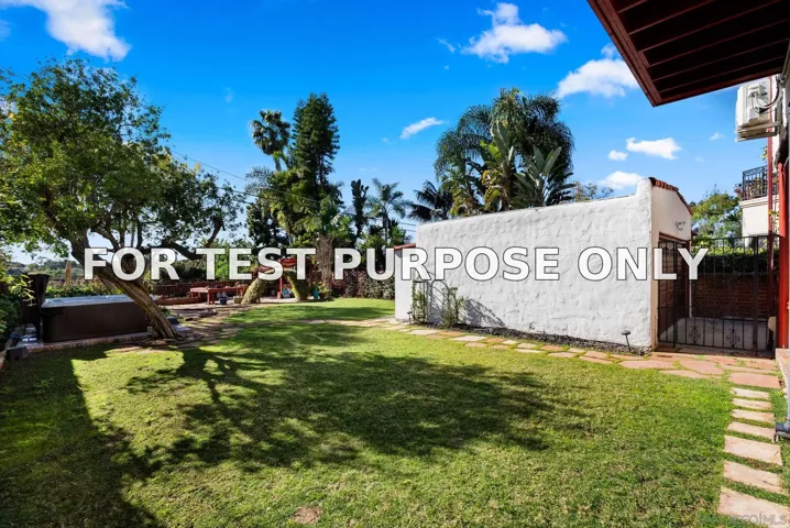 Demo/Test Data 4940 Canterbury Drive, San Diego, CA 92116