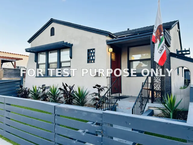 Demo/Test Data 4977 Monroe, San Diego, CA 92115