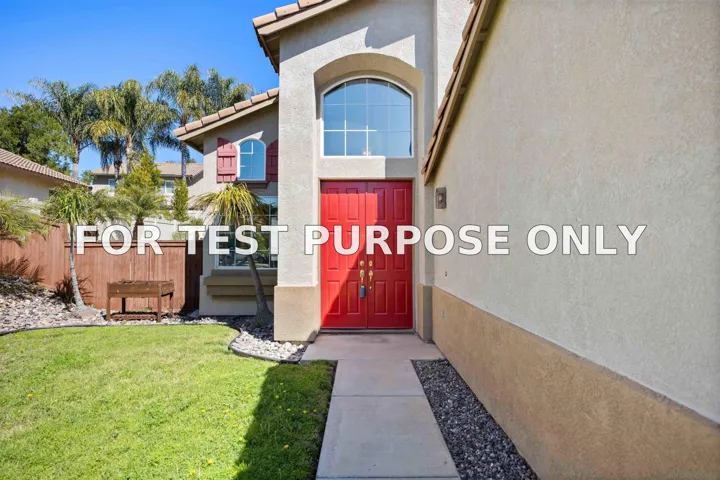 Demo/Test Data 24110 Colmar, Murrieta, CA 92562