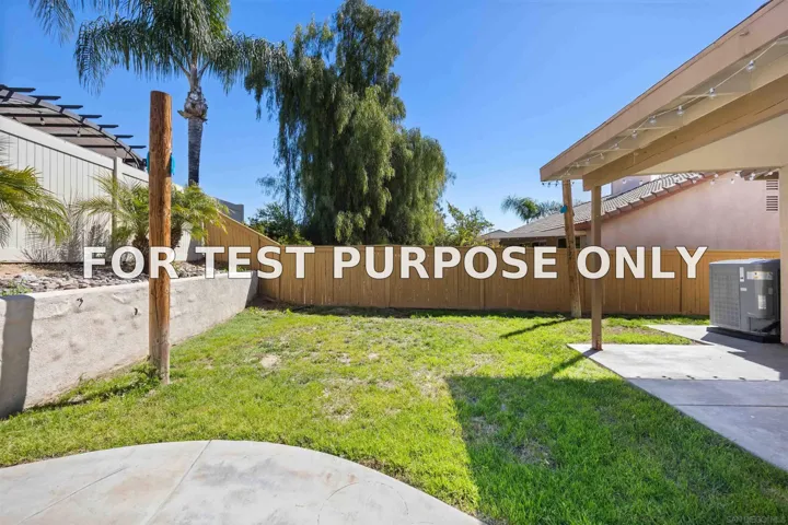 Demo/Test Data 24110 Colmar, Murrieta, CA 92562