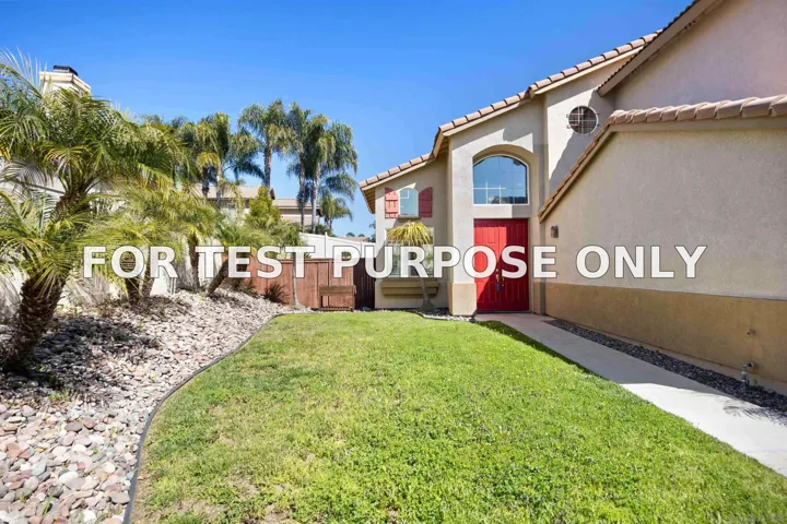 Demo/Test Data 24110 Colmar, Murrieta, CA 92562
