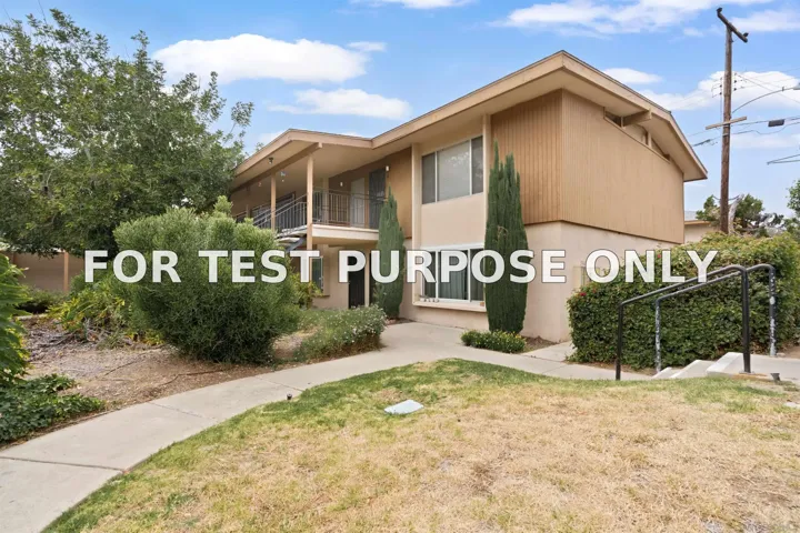 Demo/Test Data 540 Oakdale Ln Unit C, El Cajon, CA 92021