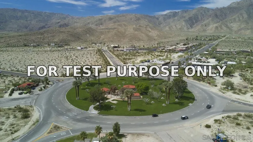 Demo/Test Data 0 Palm Canyon Dr. Unit 0, Borrego Springs, CA 92004