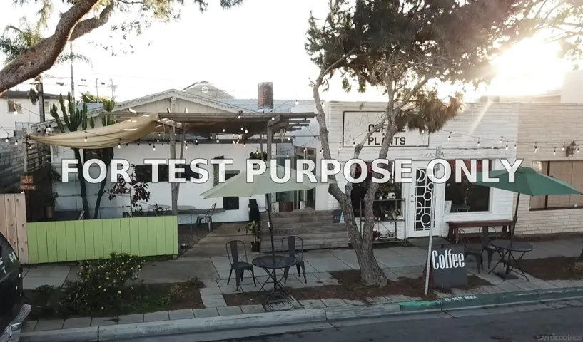 Demo/Test Data 4825-27 Voltaire Street, San Diego, CA 92107