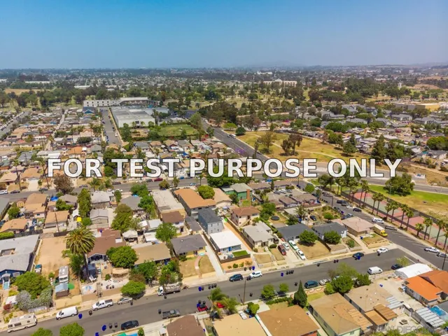 Demo/Test Data 3966 Teak Street, San Diego, CA 92113