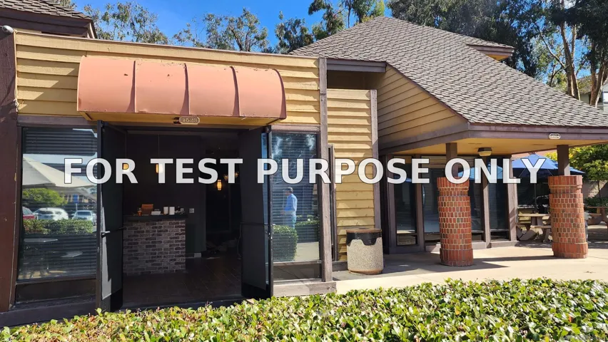 Demo/Test Data 4528 Bonita Road, Bonita, CA 91902