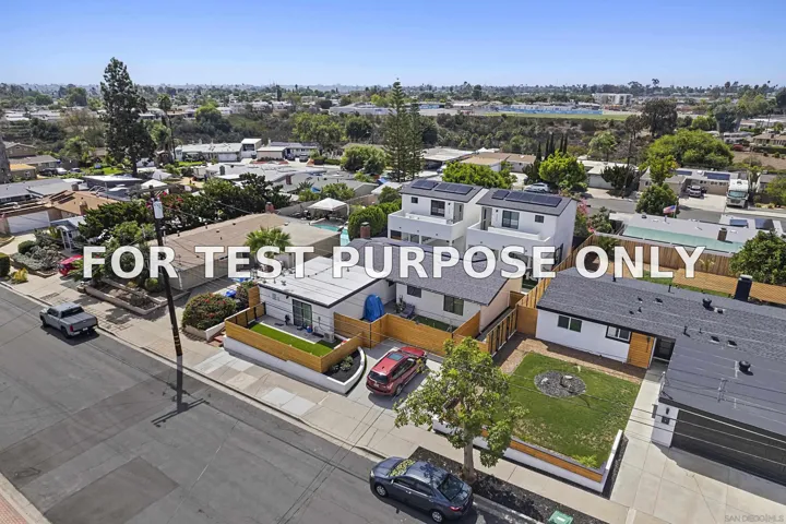 Demo/Test Data 3346 Lockwood Dr, San Diego, CA 92123