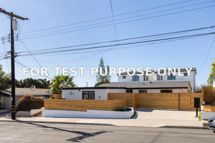 Demo/Test Data 3346 Lockwood Dr, San Diego, CA 92123