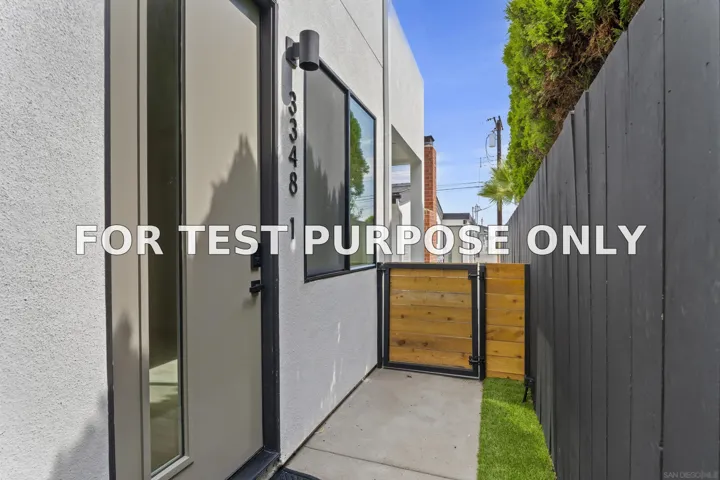 Demo/Test Data 3346 Lockwood Dr, San Diego, CA 92123