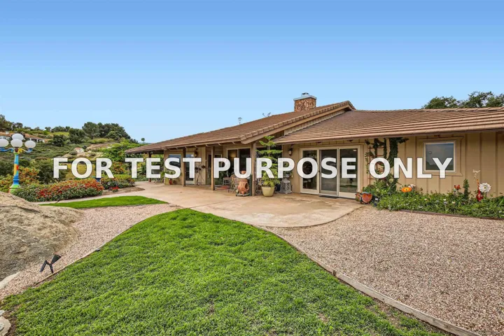 Demo/Test Data 32979 Temet Dr, Pauma Valley, CA 92061