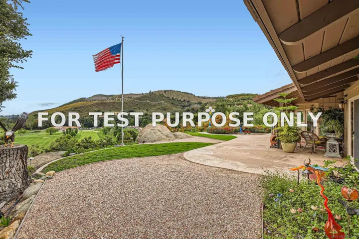 Demo/Test Data 32979 Temet Dr, Pauma Valley, CA 92061