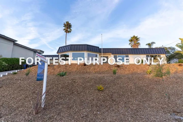Demo/Test Data 6492 Dwane Ave, San Diego, CA 92120