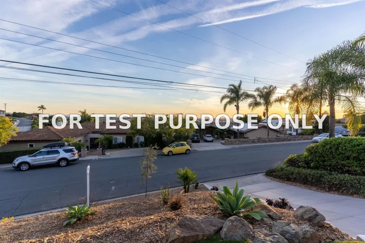 Demo/Test Data 6492 Dwane Ave, San Diego, CA 92120