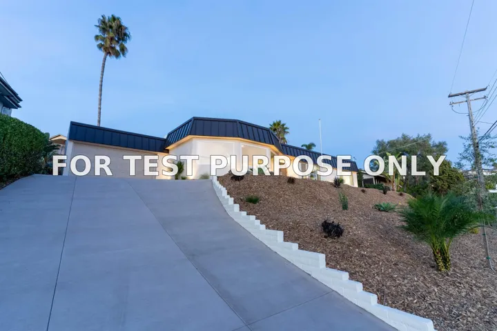 Demo/Test Data 6492 Dwane Ave, San Diego, CA 92120