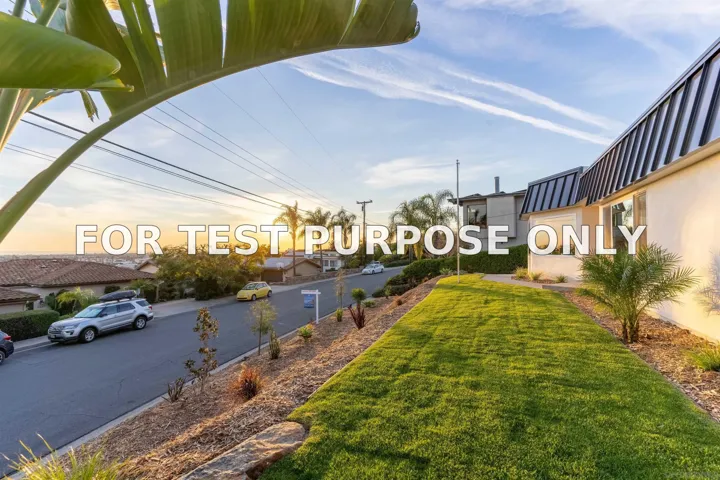 Demo/Test Data 6492 Dwane Ave, San Diego, CA 92120