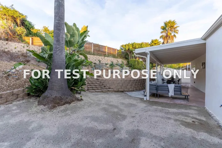 Demo/Test Data 6492 Dwane Ave, San Diego, CA 92120