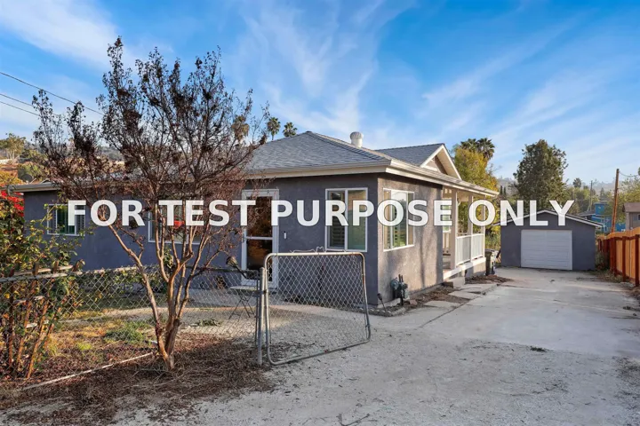 Demo/Test Data 9045 Rosedale Dr, Spring Valley, CA 91977