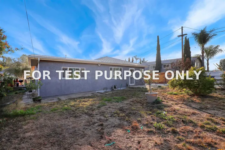 Demo/Test Data 9045 Rosedale Dr, Spring Valley, CA 91977