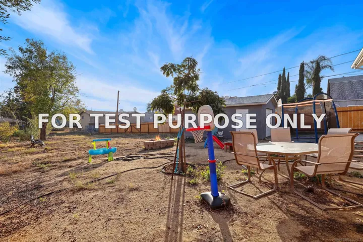 Demo/Test Data 9045 Rosedale Dr, Spring Valley, CA 91977
