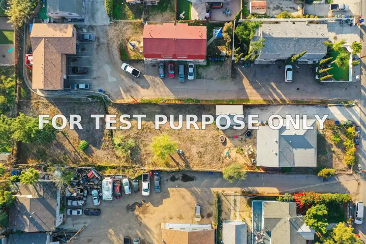 Demo/Test Data 9045 Rosedale Dr, Spring Valley, CA 91977