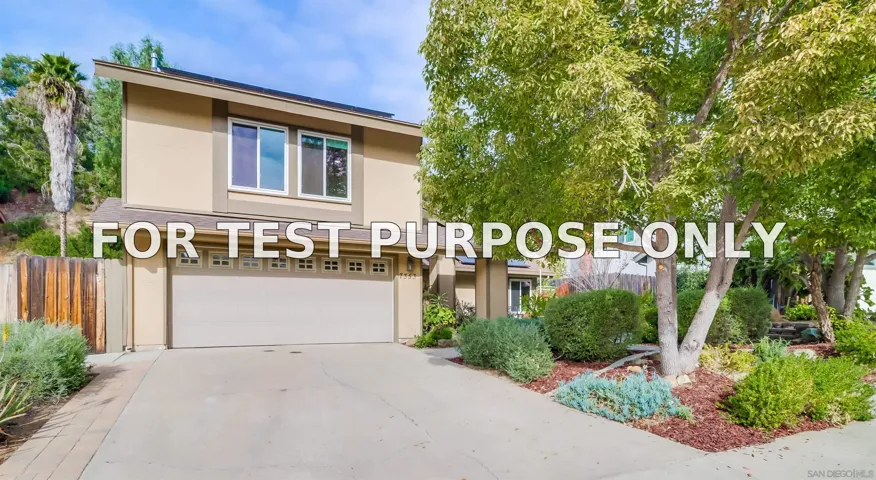 Demo/Test Data 7353 Margerum Ave, San Diego, CA 92120