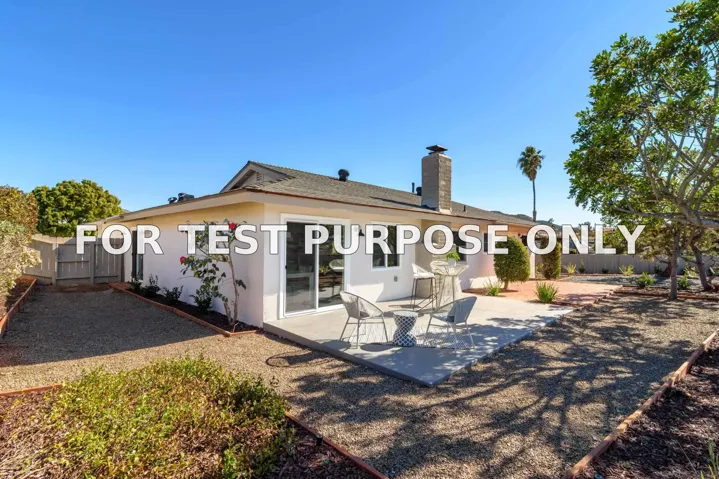 Demo/Test Data 12541 Niego Lane, San Diego, CA 92128