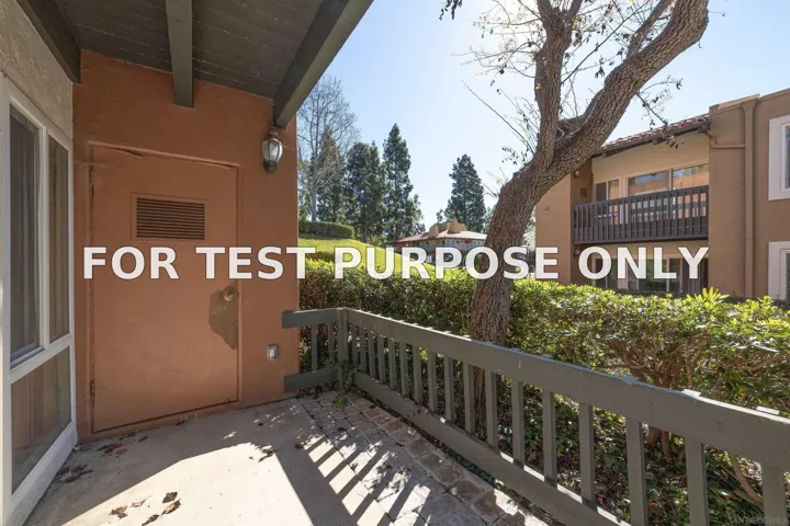Demo/Test Data 17155 W Bernardo Drive Unit 103, San Diego, CA 92127