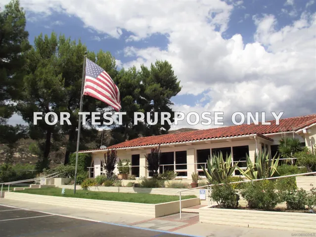 Demo/Test Data 35109 Highway 79 Unit SPC #193 / UNIT #192, Warner Springs, CA 92086
