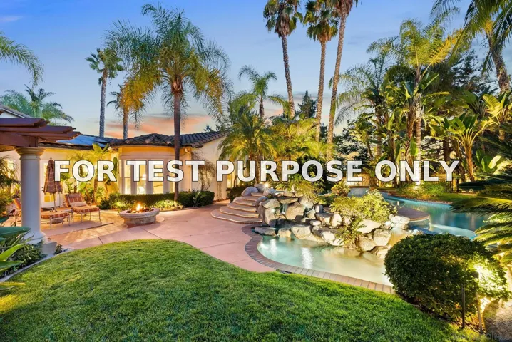 Demo/Test Data 17208 Holly Leaf Ct, San Diego, CA 92127
