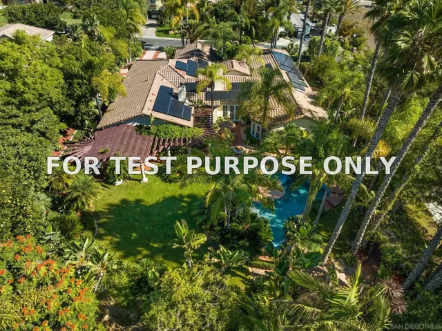 Demo/Test Data 17208 Holly Leaf Ct, San Diego, CA 92127