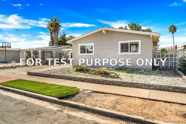 Demo/Test Data 3980 Mount Abraham Ave, San Diego, CA 92111