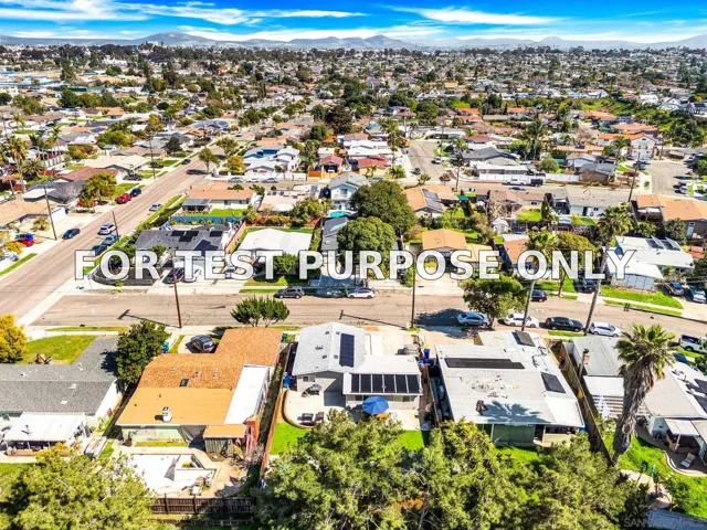 Demo/Test Data 3980 Mount Abraham Ave, San Diego, CA 92111