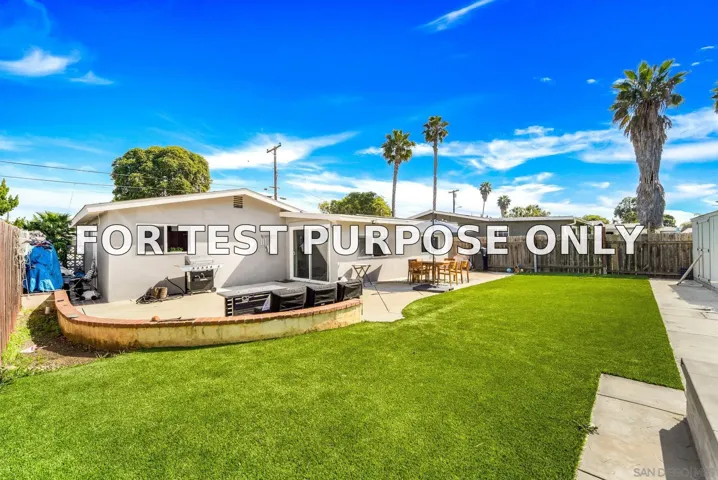 Demo/Test Data 3980 Mount Abraham Ave, San Diego, CA 92111
