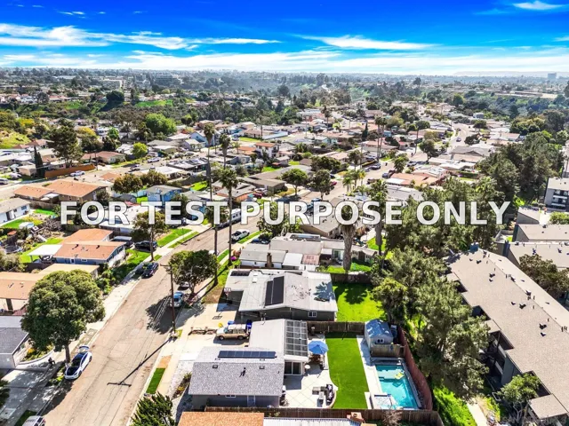 Demo/Test Data 3980 Mount Abraham Ave, San Diego, CA 92111
