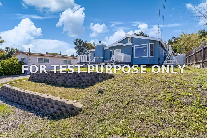 Demo/Test Data 8423 Prospect Ave, Santee, CA 92071