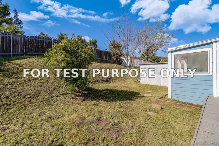 Demo/Test Data 8423 Prospect Ave, Santee, CA 92071
