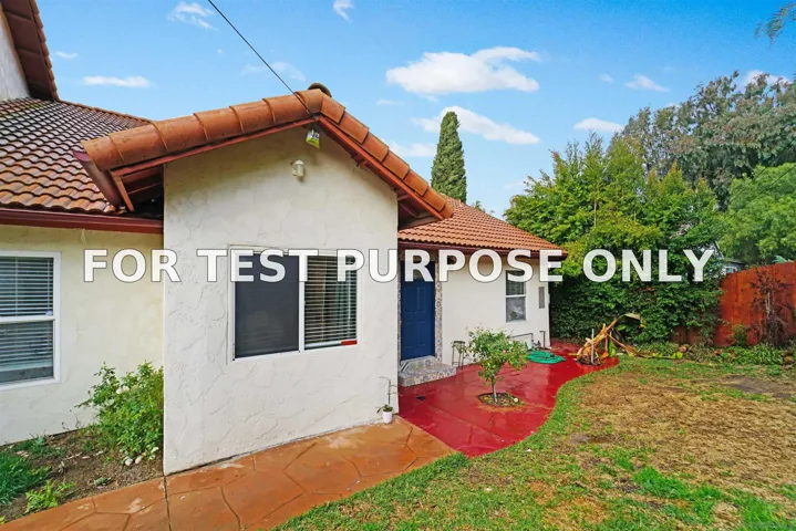 Demo/Test Data 1830 Helix St, Spring Valley, CA 91977