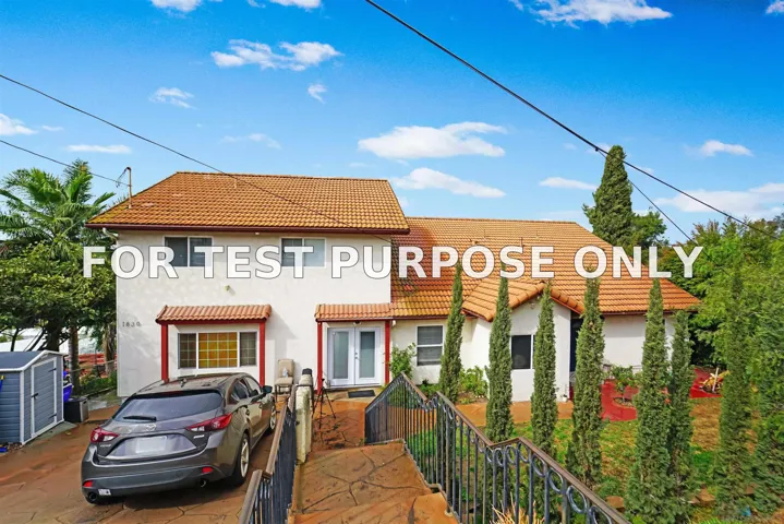 Demo/Test Data 1830 Helix St, Spring Valley, CA 91977
