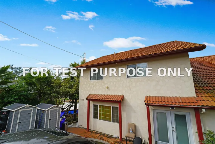 Demo/Test Data 1830 Helix St, Spring Valley, CA 91977