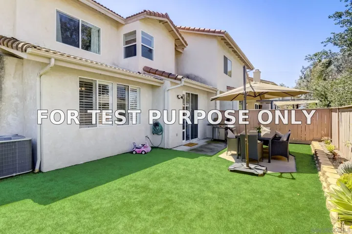 Demo/Test Data 10688 Tipperary Way, San Diego, CA 92131