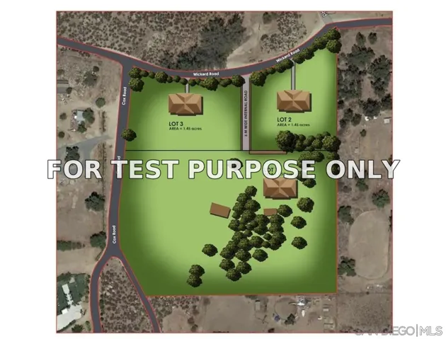 Demo/Test Data 26185 wickerd Road, Menifee, CA 92584